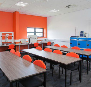 Classroom Furniture at Vision West Nottinghamshire College