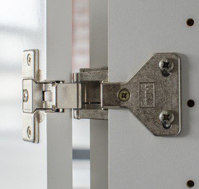 Hinges for doors and cabinets
