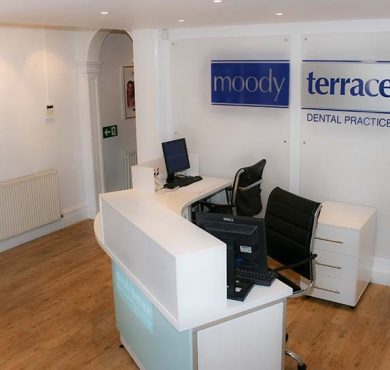 Moody Terrace Dentist - Recption and Waiting Area Case Study