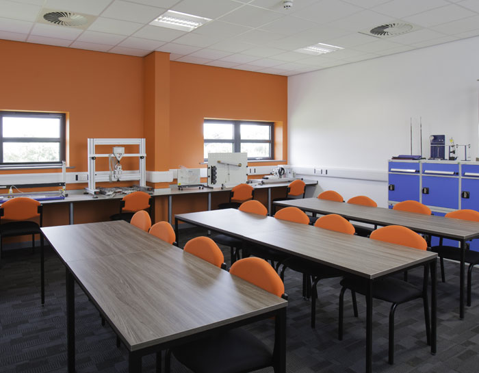 Science laboratory design Vision West Notts College