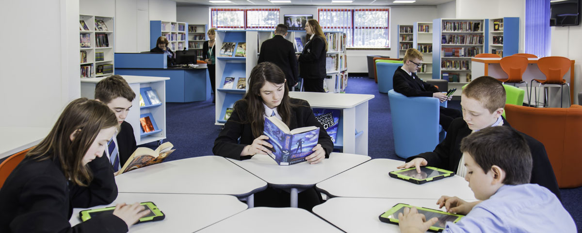 Library refurbishment - Abertillery comprehensive School, Wales