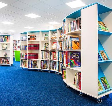 Arbertillery School Wales Library Image