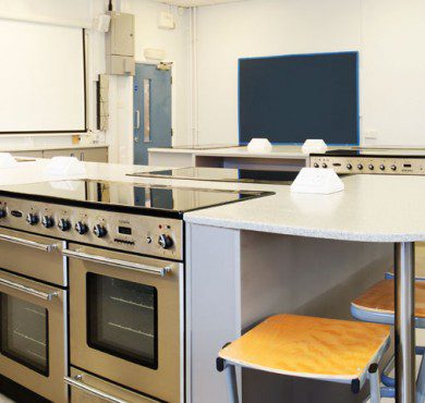 New food technology classroom at Southam College
