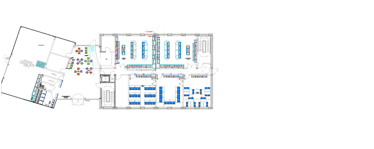 Cronton Sixth Form College STEM design layout ground floor