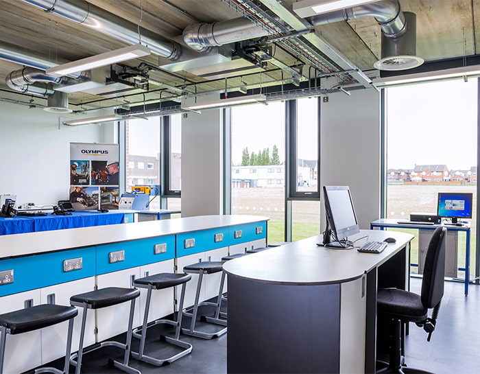 Cronton Sixth Form College Materials Laboratory