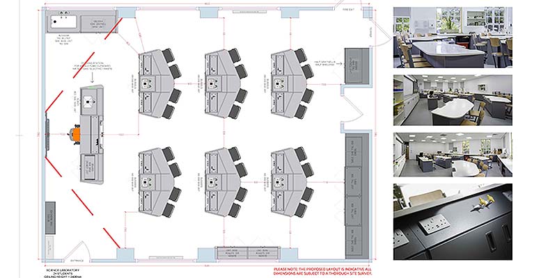 New science lab line of sight 2d image