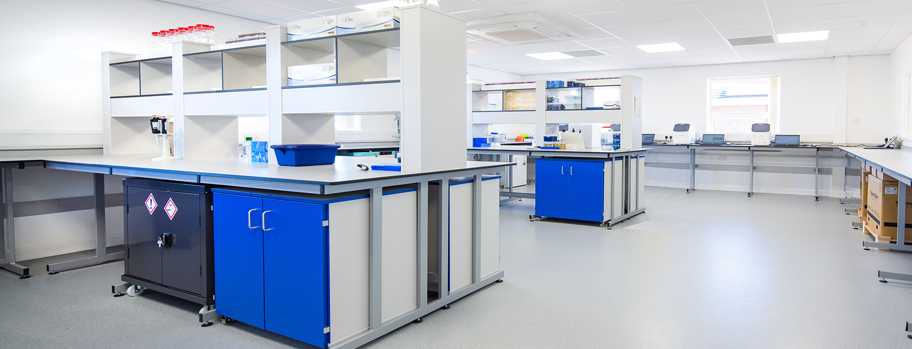 AlphaBiolabs expand their Laboratory Facility to meet the demand for their PCR Testing Service.