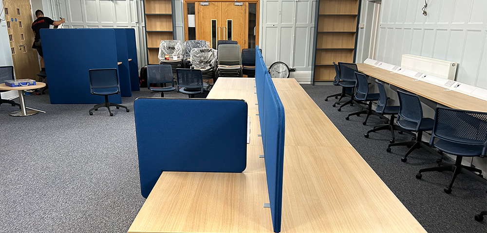 School library refurbishment and furniture installation project